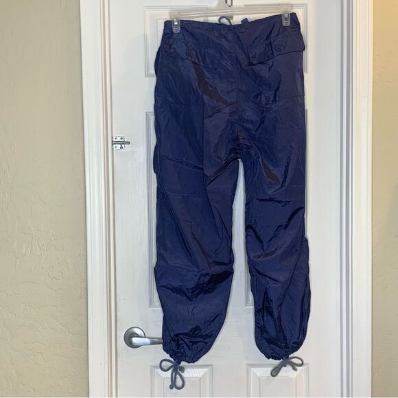 Edikted Blue Parachute Pants High Rise Size XS/S - Picture 2 of 10